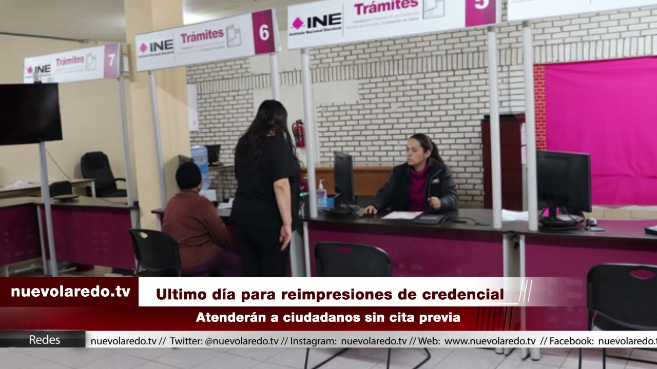 Último día para tramitar reposición de credencial de elector en el INE