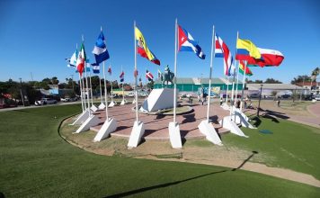 Remodelan la Plaza Simón Bolívar, ubicada en la colonia Juárez