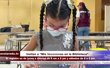 Invitan a “Mis Vacaciones en la Biblioteca” en Nuevo Laredo (VIDEO)
