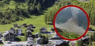 Pueblo suizo queda sepultado por deslave de glaciar. VIDEO