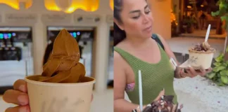 ¡Ya gentrificaron el helado! Influencer paga mil pesos por dos bolas de nieve en Tulum