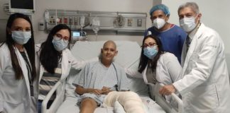 Especialistas del ISSSTE salvan extremidad de paciente con prótesis y procedimiento para congelar células cancerosas