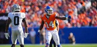 Broncos acuerdan extensión con Courtland Sutton según fuentes