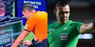 Tunden al árbitro mexicano Marco Antonio ‘Gato’ Ortiz por revisar pantalla del VAR sin imagen; estuvo seis minutos parado frente al monitor
