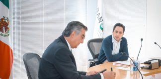Gobernador de Tamaulipas gestiona recursos con Banobras para carreteras, puentes y Puerto del Norte