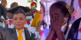 Niñas y niños huérfanos viven emotiva ceremonia de graduación en Gaza; piden seguir con sus estudios