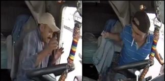 Captan en VIDEO violento asalto a trailero en Circuito Exterior Mexiquense a la altura del Estado De México