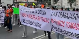 Trabajadoras sexuales vuelven a bloquear Calzada de Tlalpan en CDMX; aseguran que obras de ciclovía vulneran su zona de trabajo e ingresos