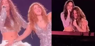 ¡Shakira y Belinda juntas! Cantantes sorprenden al cantar ‘Día de enero’ en el Estadio GNP