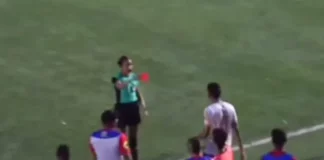 Jugador agredió a árbitra; intentó responder