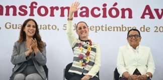 La Transformación avanza, dice Claudia Sheinbaum ante 14 mil personas en Guanajuato