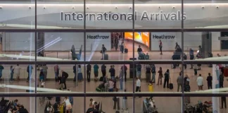 Evacúan terminal de aeropuerto en Londres por materiales peligrosos