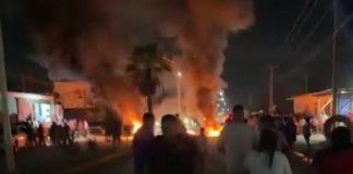 Bloquean acceso principal a Nuevo Progreso, Tamaulipas; denuncian supuestos abusos de policías estatales