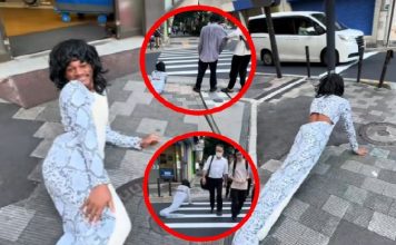 VIDEO: Influencer se identifica como serpiente, camina con las manos y se arrastra por las calles