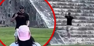 VIDEO: Turista extranjero burla seguridad y sube la pirámide de Kukulcán en Chichén Itzá