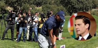 Enrique Peña Nieto reaparece: juega golf en un torneo de golf en España