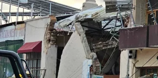Colapsa restaurante en Guadalajara; reportan 3 personas lesionadas