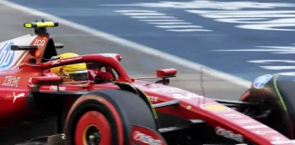 Hamilton fue el más rápido en práctica 2 en Azerbaiyán