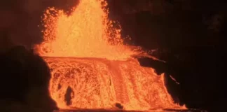 Volcán Kilauea entra en erupción; deja fuentes de lava de 150 metros de altura