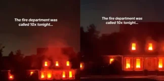 Decoración de Halloween simula incendio y vecinos casi llaman a los bomberos