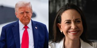 Llama Trump a María Corina Machado para felicitarla por su premio Nobel de la Paz