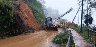 SCT reporta 132 interrupciones en carreteras federales por lluvias; 2 quedan pendientes