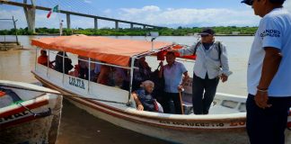 Río Pánuco a 10 centímetros de su nivel crítico…sin embargo, no se suspende la operación en los pasos de lancha