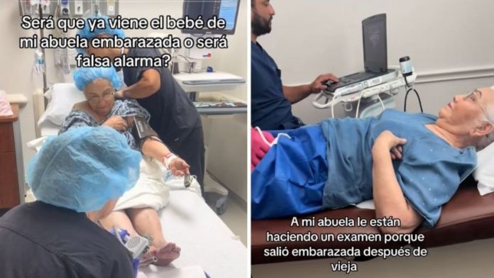 Abuelita dice estar embarazada y sorprende con video en redes sociales