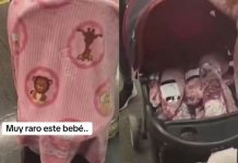Exhiben a 2 mujeres que pretendían robar 30 kilos de carne ocultos en una carriola para bebé