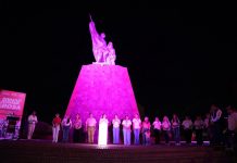 Nuevo Laredo se viste de rosa en apoyo a la lucha contra el cáncer de mama