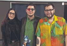 ‘Frankelda’ se manifiesta en contra del machismo
