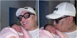 Dani Flow da la bienvenida a su tercera hija con tierna foto en Instagram