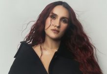 Dulce María posa embarazada en portada de la revista Marie Claire