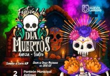 Invitan a disfrutar de festivales de La Catrina y del Día de Muertos en Nuevo Laredo
