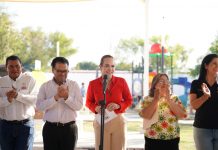 Alcaldesa entrega nuevas obras que mejoran el entorno social y la movilidad al sur de Nuevo Laredo