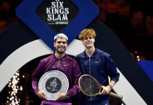 Jannik Sinner baja los brazos ante Carlos Alcaraz