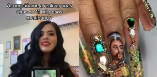 Mujer gasta 11 mil pesos en uñas “buchonas” de San Judas Tadeo y se vuelve viral en TikTok