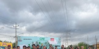 Realiza gobierno municipal jornada de reforestación en el boulevard Las Torres