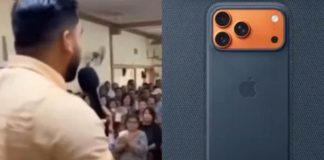 “Dios me lo ordenó”: Pastor pide que le compren dos iPhone 17 Pro Max