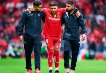 Toluca revela la gravedad de la lesión de Alexis Vega