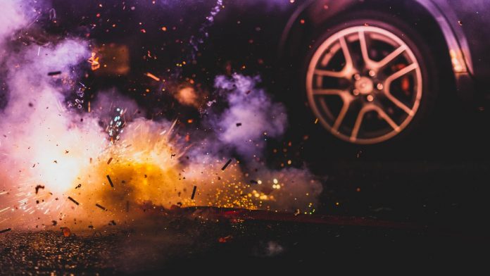 Fire Crackers Exploding During The July 4th Weekend.