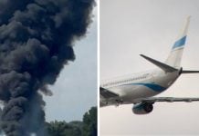 VIDEO impactante: así cayó el avión cerca del aeropuerto de Louisville