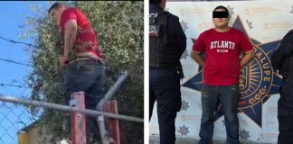 Ladrón queda atrapado en alambre de púas al intentar robar una casa en Guadalupe, Nuevo León
