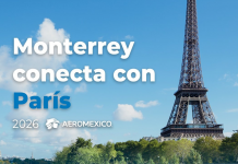Monterrey tendrá vuelo directo a París en 2026
