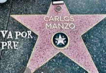 Carlos Manzo llega Hollywood en Estados Unidos, colocan su estrella en el Paseo de la Fama