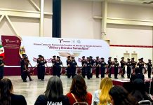 Destaca banda de guerra ‘Pegasos’ de la preparatoria municipal ‘José Vasconcelos’ en concurso nacional