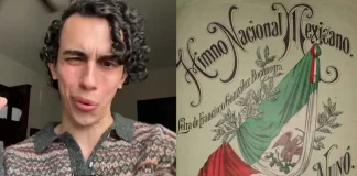 Tunden a tiktoker por confesar que no entiende el significado del Himno Nacional Mexicano
