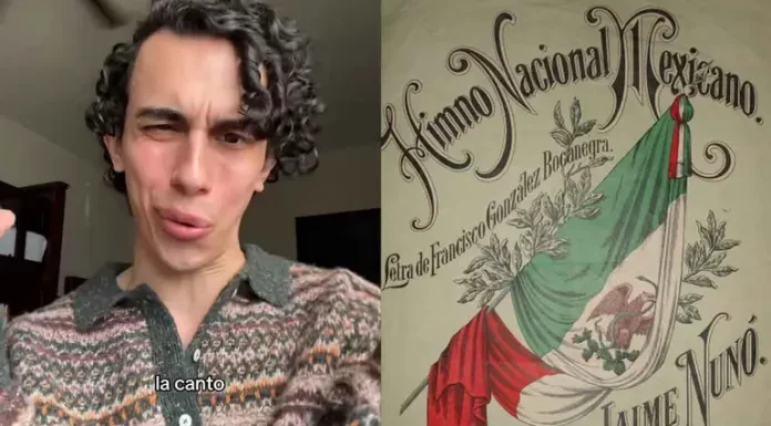 Tunden a tiktoker por confesar que no entiende el significado del Himno Nacional Mexicano