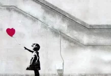 Roba ‘Niña con globo’ de Banksy; lo condenan a poco más de un año de prisión