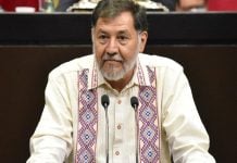 Autoriza Senado más de $100,000 pesos para viaje de Noroña